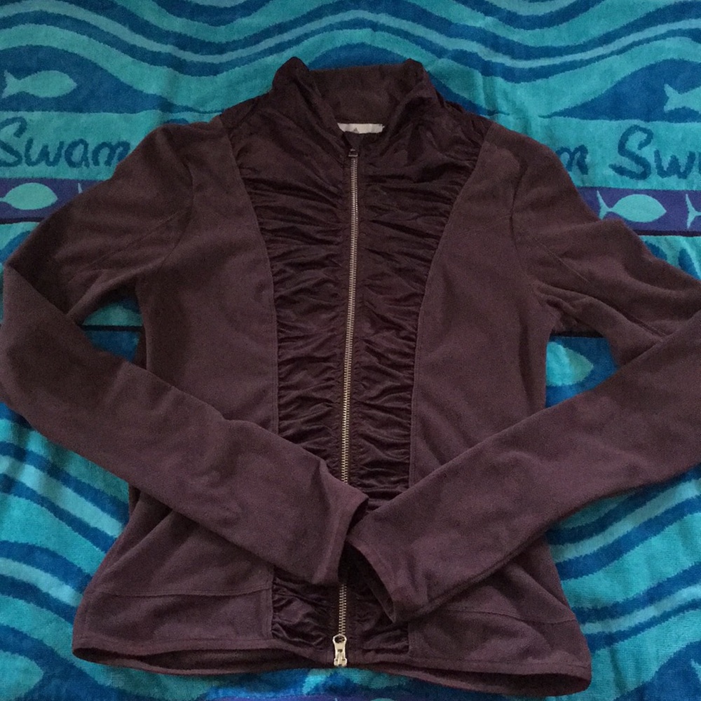 Plum Stella McCartney Adidas fleece jacket!!